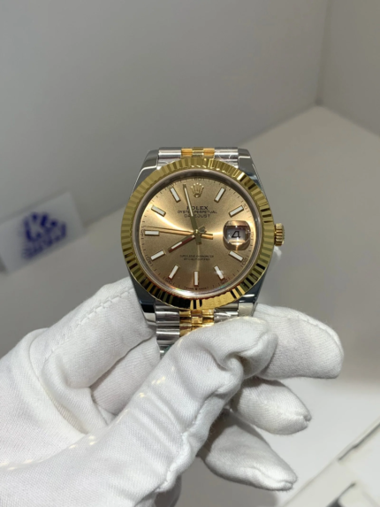Rolex Super Clone Watches 1:1 DateJust Gold Dial 126333 – 0010 Jubilee 41MM 3235 Movement